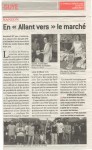 Lire la suite à propos de l’article Article sur le marché des producteurs de Nanton « Allant vers »