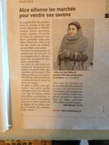 Lire la suite à propos de l’article Article du JSL sur le marché de Plottes (02/04/2018)