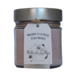 Pot verre masque rose