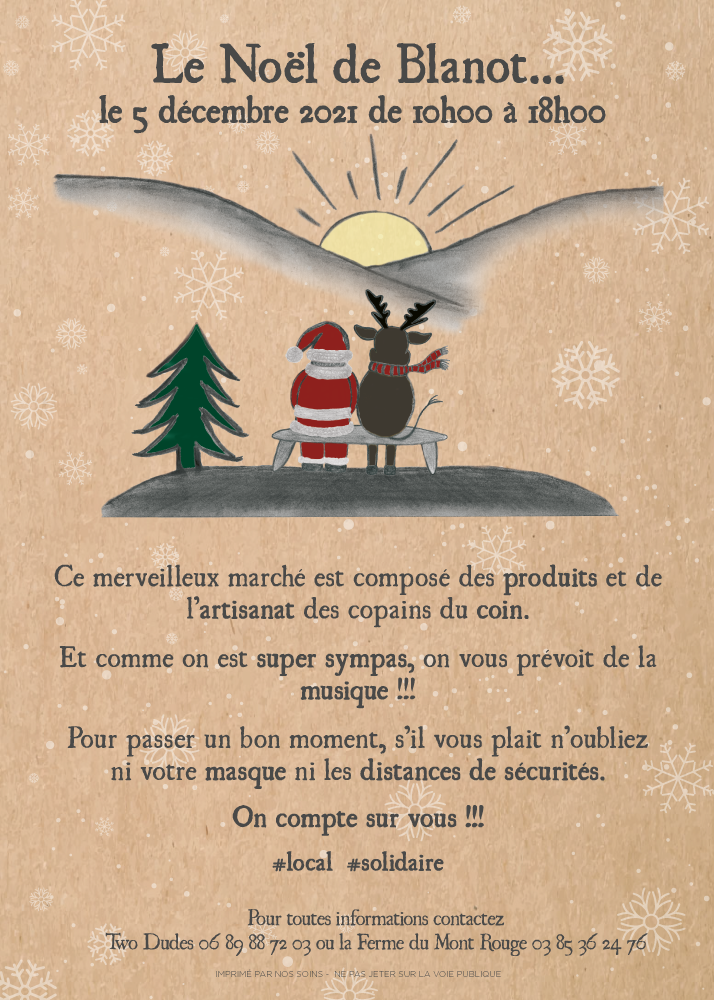 Lire la suite à propos de l’article Présence de la savonnerie bulle de m’Alice sur le marché de Noël de Blanot le 05/12/2021