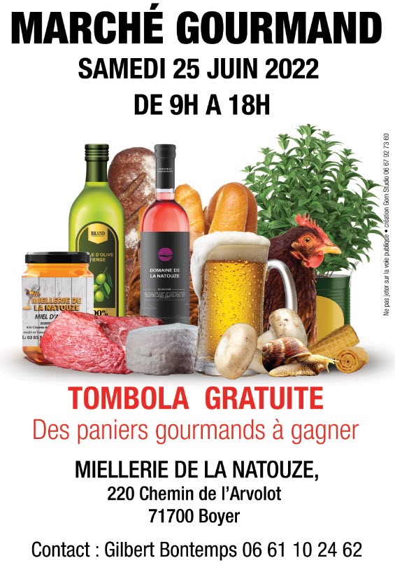 Lire la suite à propos de l’article Marché gourmand à Boyer le 25/06/2022