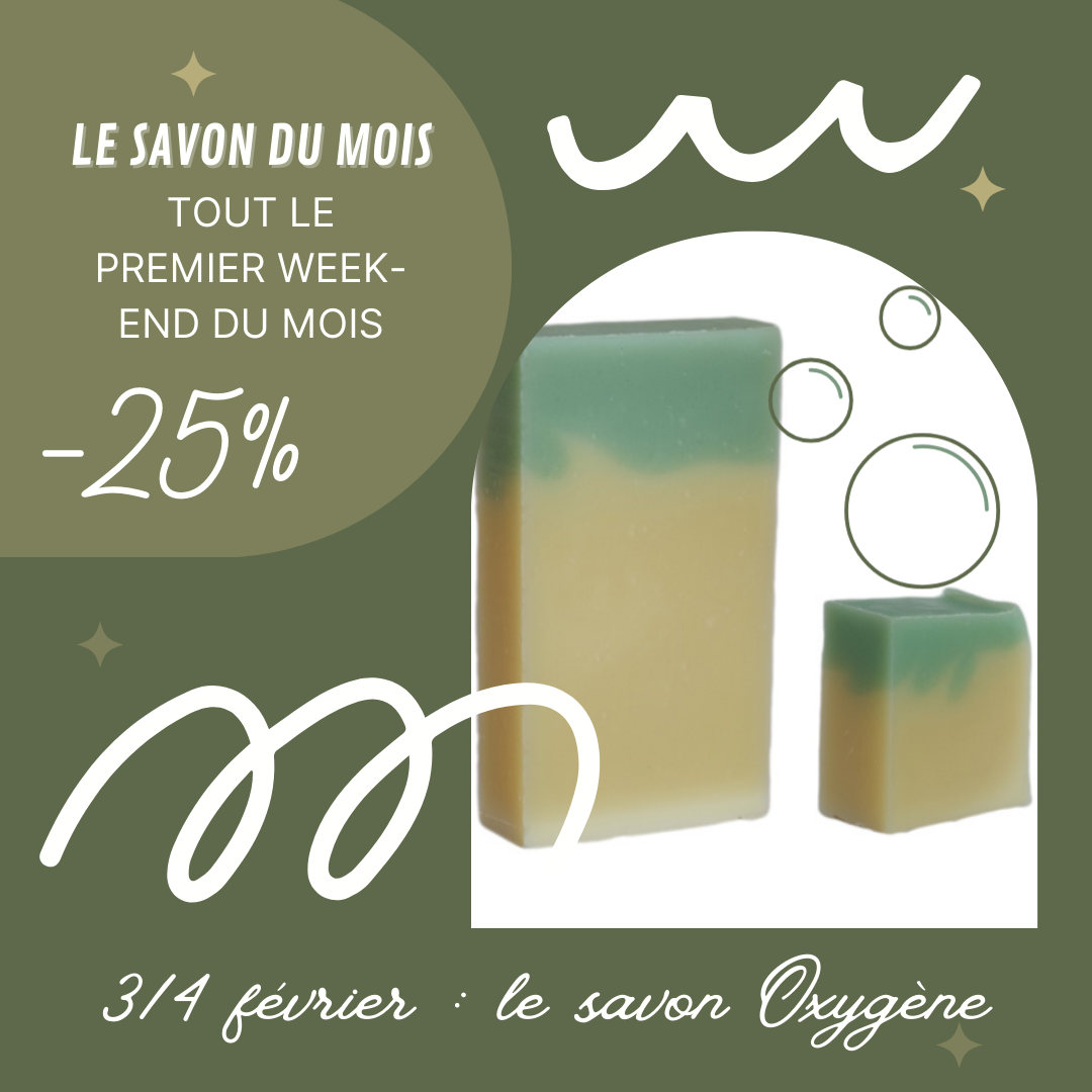 Lire la suite à propos de l’article 25% de réduction sur le savon Oxygène