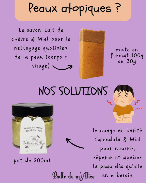 nos solutions pour les peaux atopiques