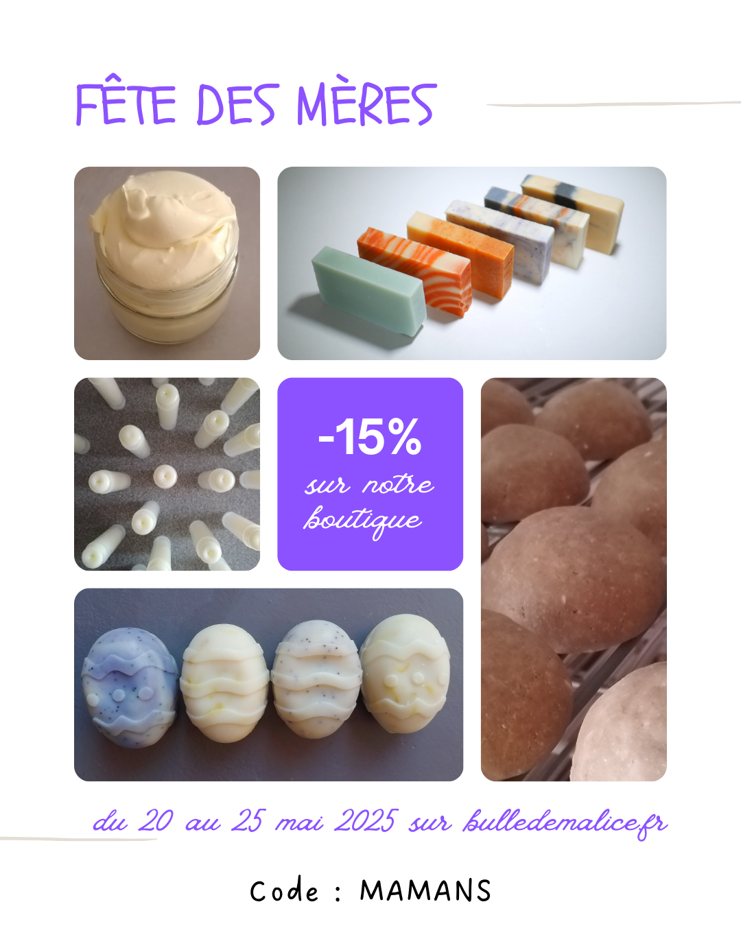 Lire la suite à propos de l’article 15% de réduction pour la fête des mères !