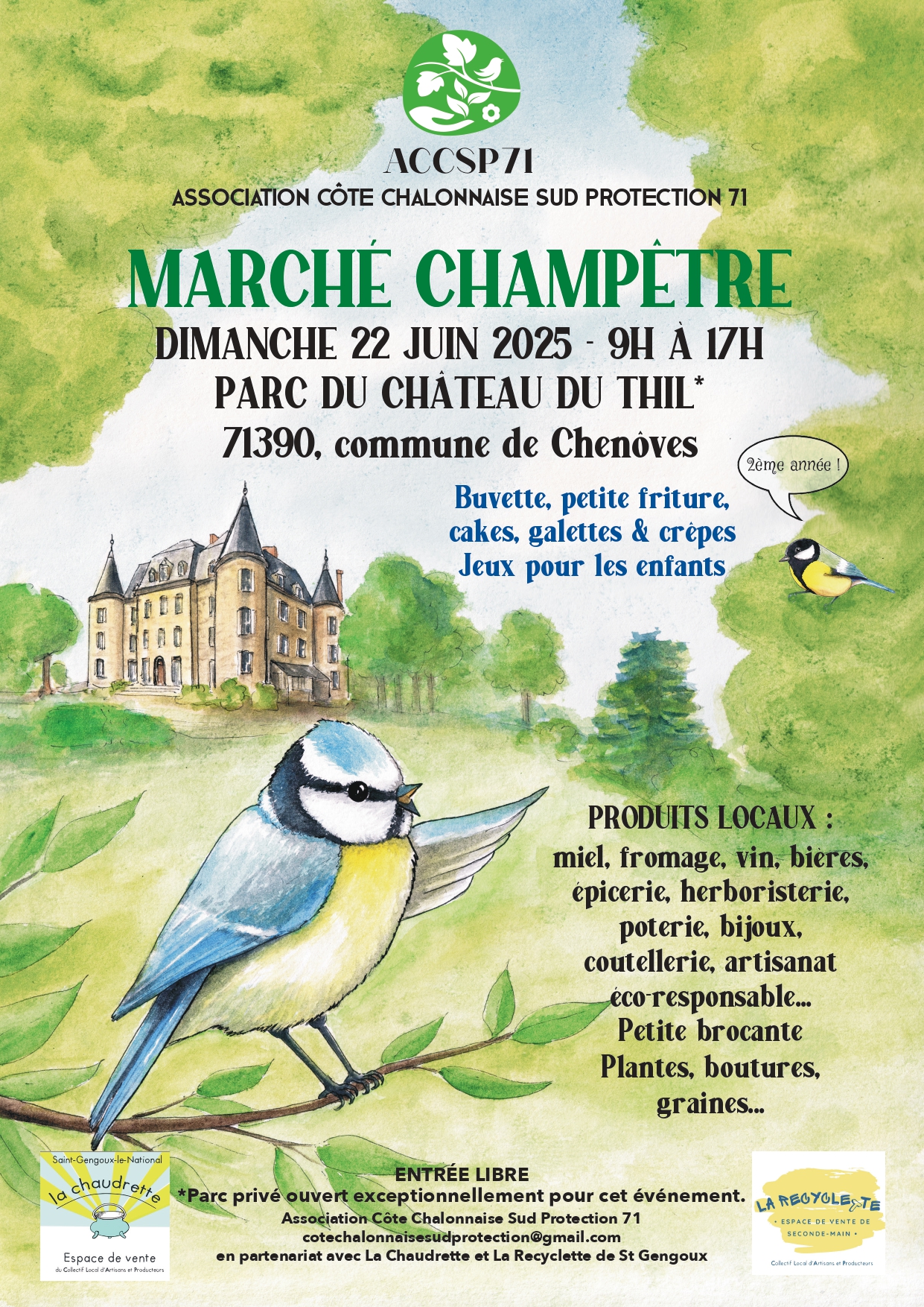Lire la suite à propos de l’article Fête de la nature au château du Thil le 22 juin 2025