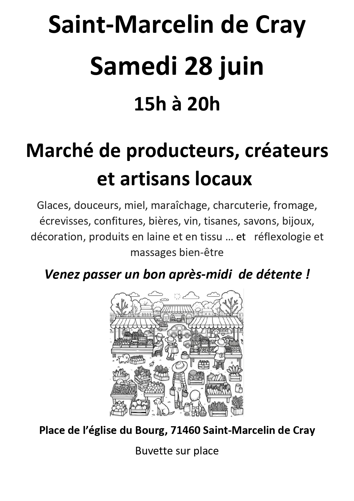Lire la suite à propos de l’article Marché d’été des artisans, créateurs et producteurs locaux le 28 juin 2025
