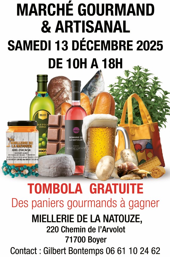 Lire la suite à propos de l’article Marché de Noël de Boyer le 13 décembre 2025