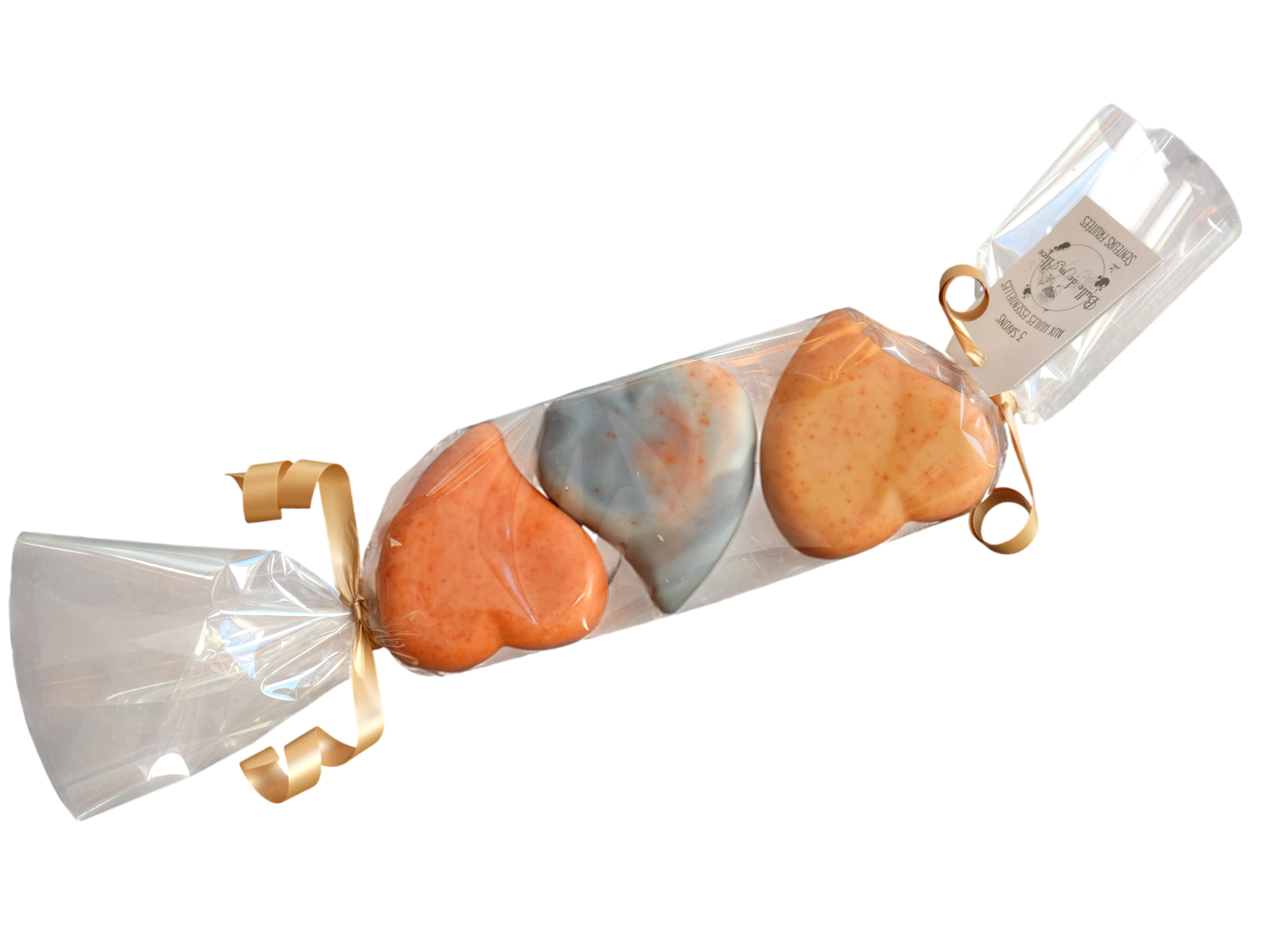 coffret savons coeur fruités